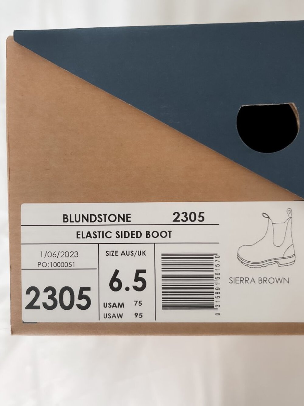 Blundstone 2305 Chelsea Boot Sierra Brown Womens 9.5 - Picture 8 of 9